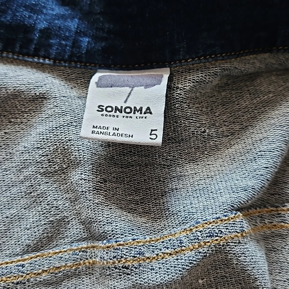 Sonoma Girls Blue Jean Jacket. Sz 5